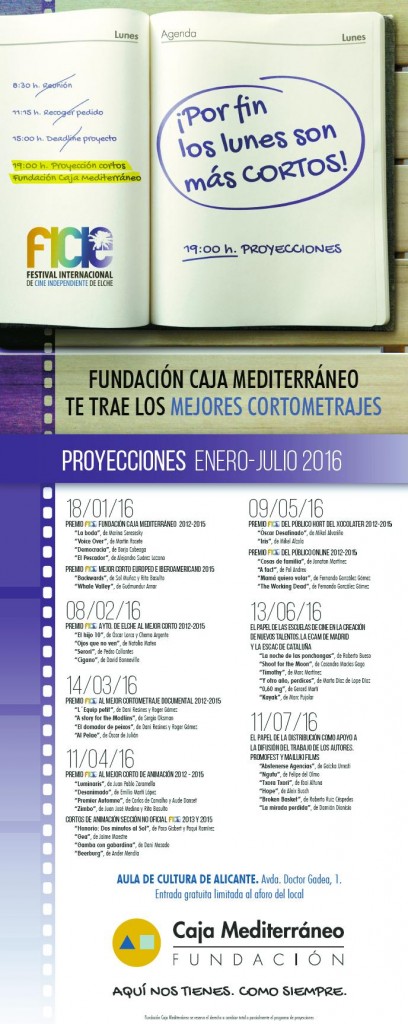 Proyecciones Cortos Caja Mediterraneo 2016